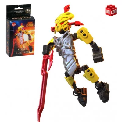 HEROES & MONSTERS Конструктор-робот "Воин Солнца", 21 деталей № SL-4074 1894736