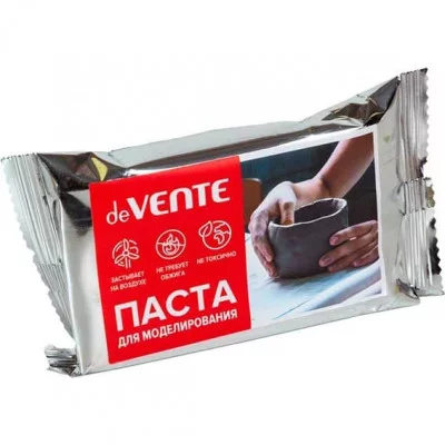 Паста для лепки 150г "Hobby creative" серая DEVENTE 8042426 692992