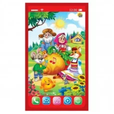 Музыкальный телефон "МОЙ ТЕЛЕФОНЧИК. РУССКИЕ СКАЗКИ МАЛЫШАМ" (4 сказ.,3 потеш.,зв.) (арт. ИМ-7085)