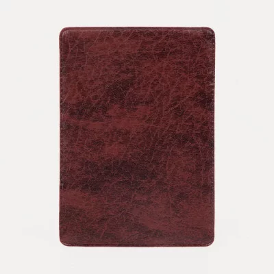 Обложка для проездного, 6,5*0,3*9,5см, иск. кожа, бордовый 9262916