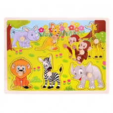 Пазл-вкладыш "Животный мир Африки" D0062