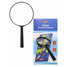 TM"Profit"Лупа просмотровая d=90мм, кратность увеличения 3 (ЛУ-9190) в карт. коробке,  ЛУ-9190