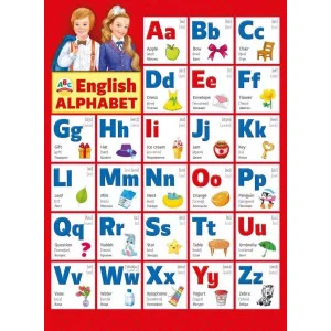 Плакат "English alphabet" Горчаков 460326294100370873