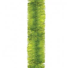 Мишура 1 штука, диаметр 70 мм, длина 2 м, лимонно-желтый с серебром, 5-180-7