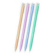 Ручка шариковая ErichKrause Slim Stick Pastel Bloom 0.7, цвет чернил синий  61047