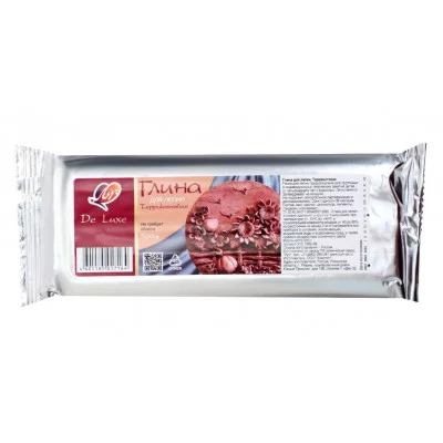 Глина для лепки 500г "De Luxe" терракотовая вакуумированная ЛУЧ 31С 1962-08 699475