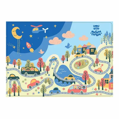 Клеенка для уроков труда Мульти-Пульти "Автопутешествия", 35*50см, ПВХ 350991