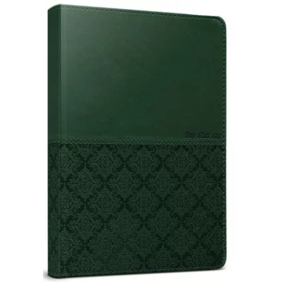 Ежедневник недатир.А5 160л.лин. СТИЛЬ ДЛЯ ОФИСА-4 зел.кожзам тисн. 160-4089