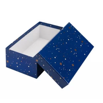 Коробка прямоугольная подарочная Звездная ночь 23,5 х 15,5 х 10 см РазборПП-4535