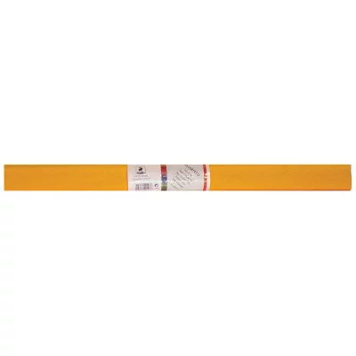 Бумага крепированная Werola, 50*250см, 32г/м2, растяжение 55%, светло-оранжевая, в рулоне Werola 116452
