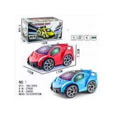 Машинка на бат., 2 цвета в ассортименте, свет. и звук. эффекты, в/к 18*11*9,5 см Y25378030