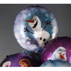 Шар (18\'\'/46 см) Круг, Холодное сердце, Олаф, 1 шт. 555098