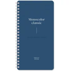 Телефонная книга А5, 80л., на гребне OfficeSpace "Моноколор. Dark azure", с высечкой 346947