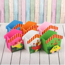 Карандашница "Транспорт" с прищепкой, МИКС 2313475