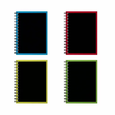 Тетрадь общая на спирали ErichKrause Accent, А5, 120 листов, клетка, ламинация глянцевая, структурное тиснение "лён" 1шт 53390