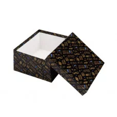 Коробка квадратная подарочная 1 шт Дерзкий мужчина 10 х 10 х 5 см РазборПП-4544