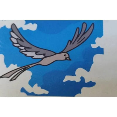 Картина по номерам на холсте 20х16 "Ласточка"(д) КН2015439