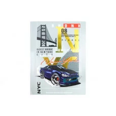 Записная книжка ДЛЯ МАЛЬЧИКОВ А5 80л. СИНЯЯ МАШИНКА 80-5933 7БЦ, твин-лак, хол. фольга