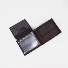 Портмоне муж Гарри, 12,5*2,5*10, отд, д/карт, с клапаном, коричневый 4697178