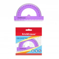 Транспортир пластик 10см 180 град. "Standard" сиреневый е/п ERICH KRAUSE 52984 154544