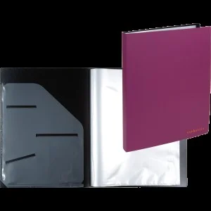 Папка 40ф А4 "deVENTE. Esthetics" полипропилен 700 мкм, бургунди, фактура "soft-touch" вкладыши 30 м 3101531