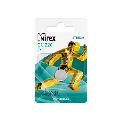 Батарея литиевая Mirex CR1220 3V 1 шт Бат551