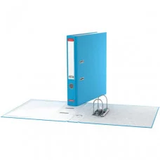 Папка-регистратор 50мм картон "Neon" сменн этик голубой ERICH KRAUSE 45392 319034