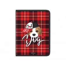 Папка для тетрадей на молнии пластиковая ErichKrause® Cute Dog, А4  52833