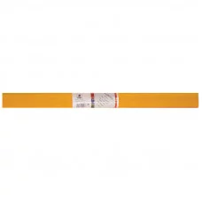 Бумага крепированная Werola, 50*250см, 32г/м2, растяжение 55%, светло-оранжевая, в рулоне Werola 116452