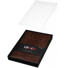 Ежедневник A5, 136л. недатир. CROCO STYLE - КОРИЧНЕВЫЙ (136-5063) кожзам 136-5063