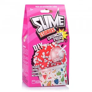 Набор для опытов и экспериментов серия "Юный химик" Slime Stories. Crunchy fruit 921