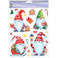 Оформительская наклейка "Новогодние волшебники" 89.099