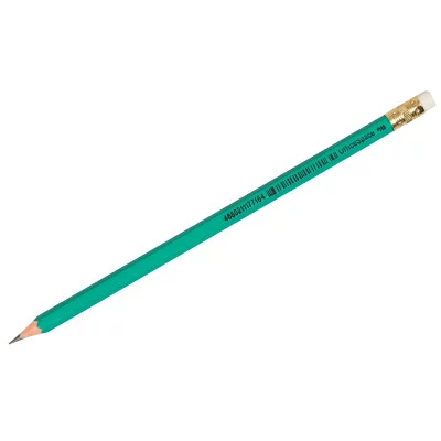 Карандаш ч/г OfficeSpace HB, с ластиком, заточен., пластиковый 260820