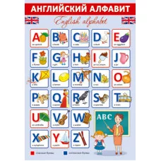 ПЛ-14896 Плакат А3. Английский алфавит, 4630112027051