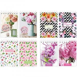 Блокнот А7 40л. на гребне BG Floral 307432