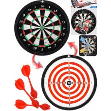 Дартс "Меткость"  (18 см) (3 дротика с магнитами, крючок в к-те) ( Арт. Y23414037) Y23414037
