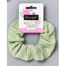 Резинка для волос "Орбита" классик текстура 10см зелёный 10691617