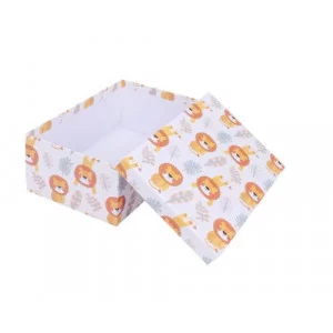 Коробка прямоугольная подарочная Львята 33X25.5X14.5 см РазборКОР-7812