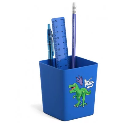 Набор настольный пластиковый ErichKrause Base Dino Planet синий 57974