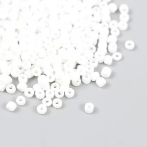 Бисер "Zlatka" 08/0, 3 мм, 10 г 0401 белый 9317321
