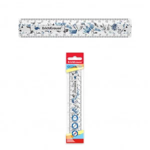 Линейка пластиковая ErichKrause® Frozen Beauty, 15см, во флоупаке (white) 55467