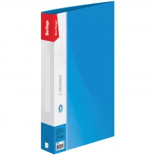 Папка на 2-х кольцах "Standard", 40мм, 700мкм, синяя BERLINGO* 147863