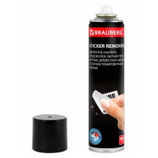 Удалитель наклеек, этикеток, следов клея, битума, антискотч-спрей BRAUBERG SUPER, 400 мл, 608433