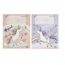 Тетрадь КЛЕТКА 12 л. МАГИЧЕСКИЕ ЕДИНОРОГИ (12-4331) цвет.мелов.обл.об 12-4331