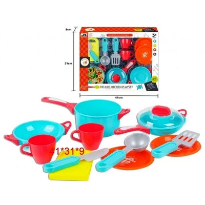 Набор посуды Happy (11 предм.) с кастрюлями в коробке 889-1