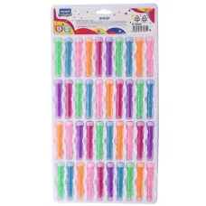 Бисер круглый 3 мм, 7 г, 6 цветов, пластиковая туба M-20036