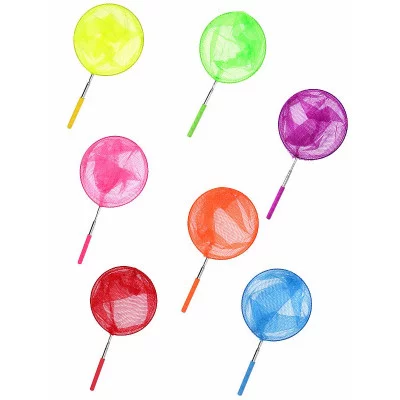 Сачок (20х86 см) регулируемый КРУГ 1шт цвет ассорти 2019-826