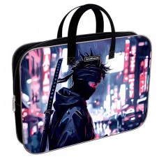 Папка текстильная на молнии ErichKrause с ручками Samurai, A4+ 62917