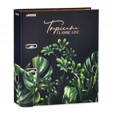 Папка с арочным механизмом "Tropicana" A4 75 мм разобранная картонная, матовая ламинация, цветная запечатка, тиснение фольгой, металлическая окантовка, запечатка форзаца, индивидуальная упаков