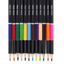 Карандаши цветные, 12 цв, дерево MINI FRIENDS (КЦ-3707) набор, гексаг, 2М, гриф. d=3мм, КЦ-3707